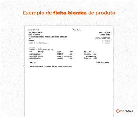 Ficha Técnica De Produto O Que É E Como Elaborar Uma
