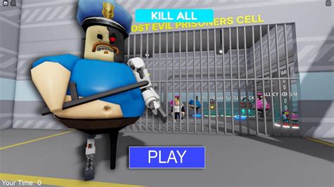 CYBORG BARRY S PRISON RUN NEW OBBY ROBLOX YouTube