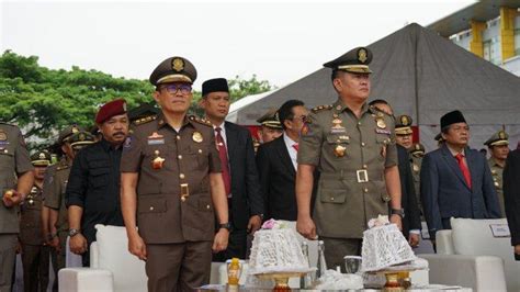 Hadiri Hut Satpol Pp Dan Satlinmas Pj Bupati Maybrat Bernhard E