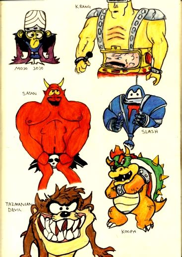 Evil Cartoon Characters 2 by PatrickJoseph on DeviantArt