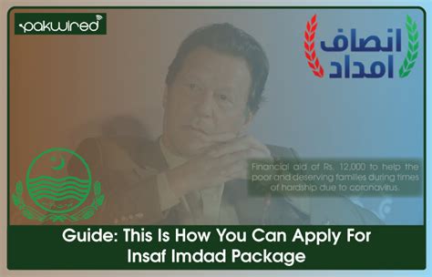 Guide This Is How You Can Apply For Insaf Imdad Package