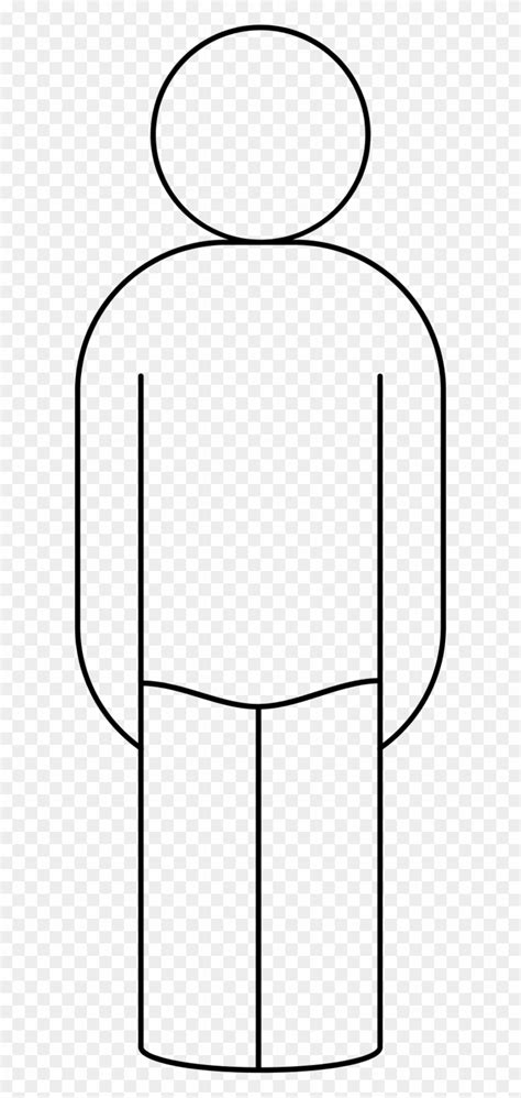 Outline Person Clip Art - Person Shape For Powerpoint, clipart ...