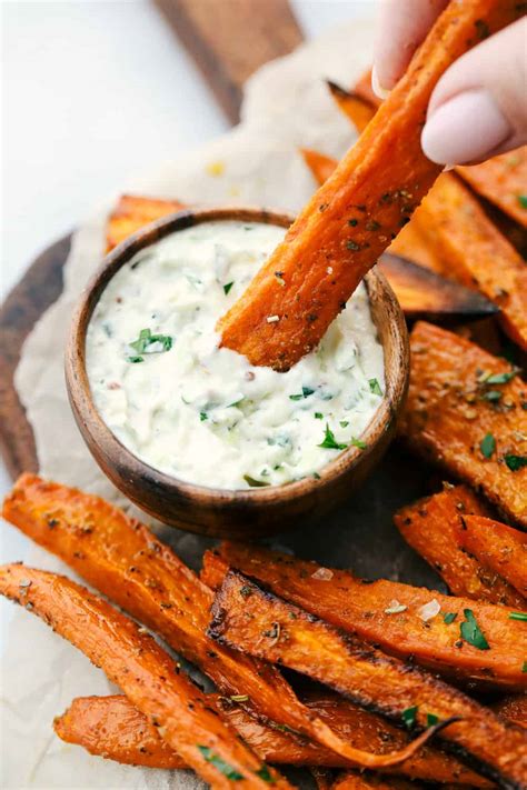 Crispy Garlic Sweet Potato Fries Recipe Skill Magazine