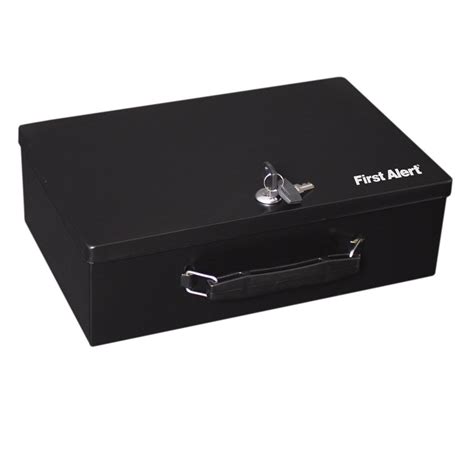 Shop First Alert 027 Cu Ft Keyed Fire Resistant Cash Box Safe At