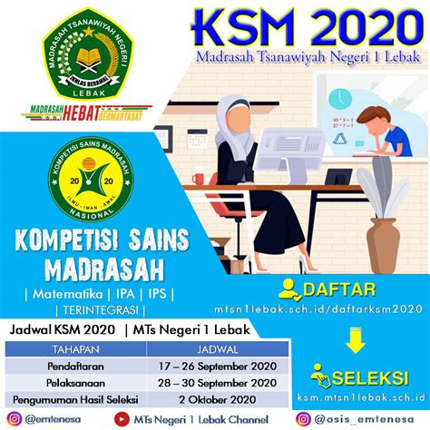 Kompetisi Sains Madrasah Ksm Madrasah Tsanawiyah Negeri Lebak