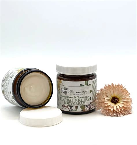 Oregon Grape Root and Golden Seal Herbal Relief Cream For Dry Itchy