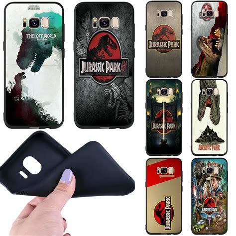 Jurassic Park Dinosaur World Soft Silicone Phone Cases For Samsung