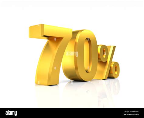 golden 70 discount 3d image background Stock Photo - Alamy