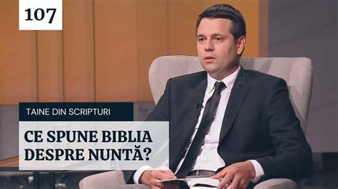 Ce spune Biblia despre nuntă Taine din Scripturi TDS 107 YouTube