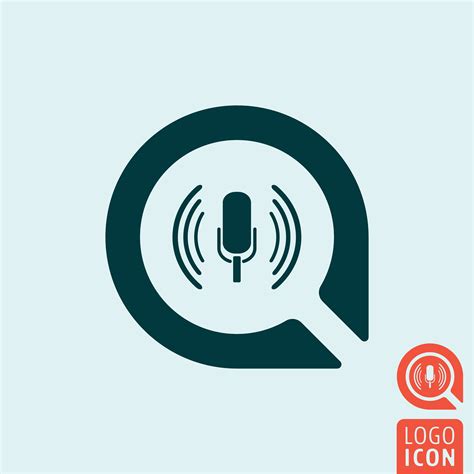 Microphone icon isolated 601475 Vector Art at Vecteezy