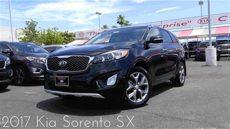 2017 Kia Sorento SX 3 3 L V6 Walkaround YouTube