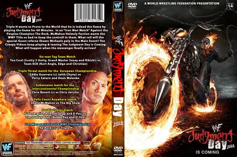 WWF Judgment Day 2000 DVD Cover by Chirantha on DeviantArt