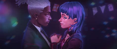 Hd Wallpaper Ekko And Jinx From Arcane Season