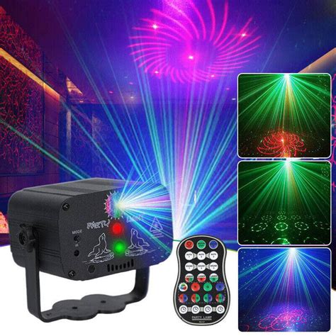 60 Patterns Led Stage Lighting Rgb Laser Projector Disco Party Club Dj