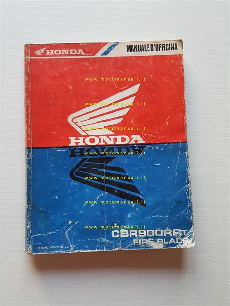 Workshop Manuals Honda Cbr Rr Fireblade Manuale Officina