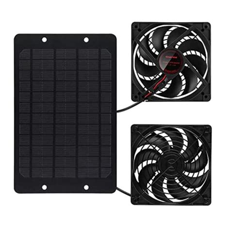 Solar Panel Fan Kit 10w 12v Solar Powered Fan Outdoor Waterproof Portable Ventilator Exhaust