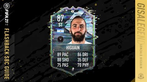 Fifa Flashback Gonzalo Higuain Sbc Guide Rated K Spend Youtube