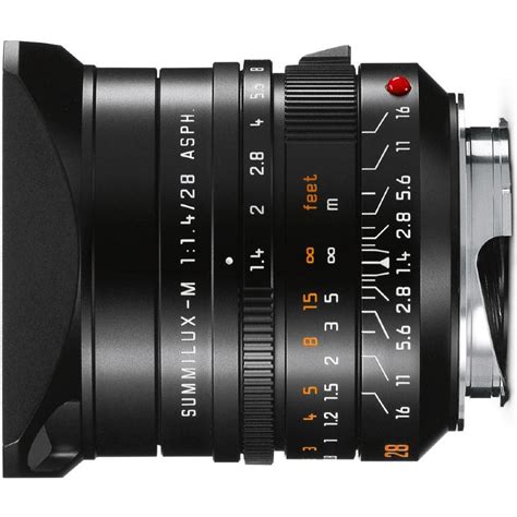 Leica Summilux M Mm F Asph Black Chrome