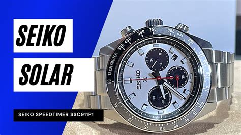 Seiko Prospex Speedtimer Solar Chronograph Panda SSC911P1 Review