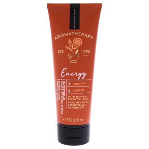 Bath And Body Works Aromatherapy Energy Orange Ginger Body Cream 8 Oz