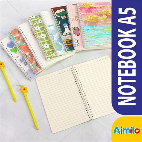 Jual Aimilo Diary Book Motif Karakter Catatan Harian Kecil Notebook