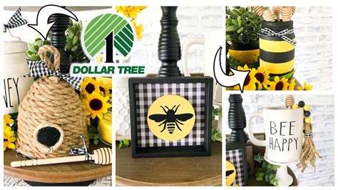 Dollar Tree Diy Bee Themed Decor Youtube