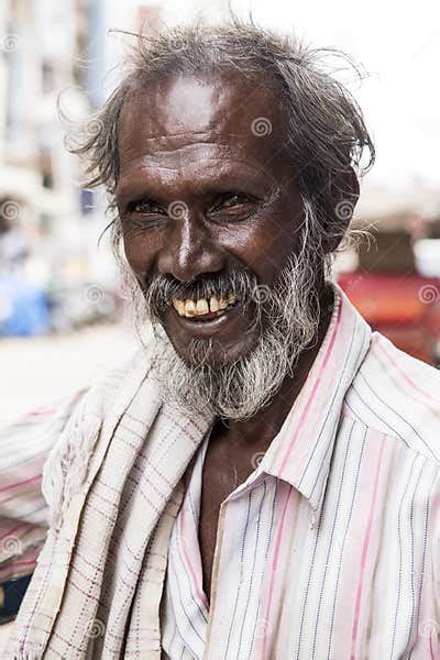 Editorial Illustrative Image Portrait Of Smiling Sad Senior Indian Man Editorial Photography