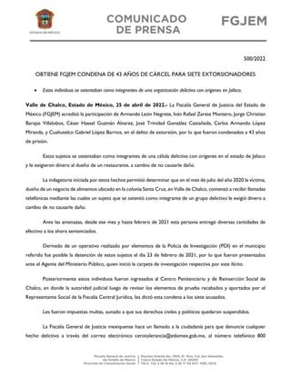 COMUNICADO 500 2022 PDF