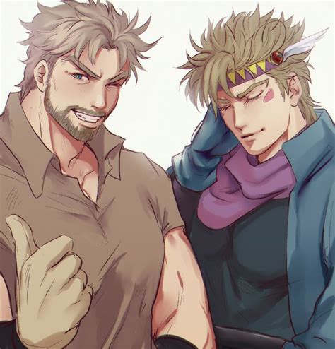 Joseph Joestar Caesar Anthonio Zeppeli And Joseph Joestar Jojo No