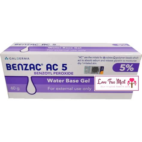 Benzac Ac Benzoyl Peroxide G Shopee Malaysia