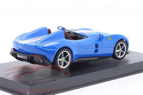 Bburago Ferrari Monza Sp Year Blue Signature