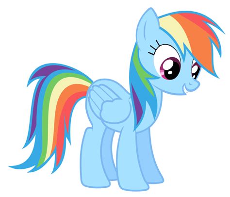 Gambar Mewarnai Rainbow Dash Untuk Anak Paud Dan Tk