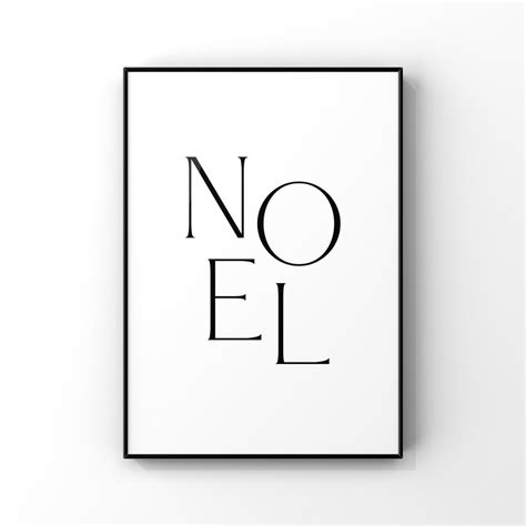 Noel Sign, Noel Wall Art, Noel Christmas Decor, Noel Wall Decor ...