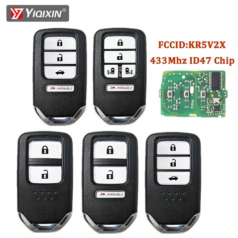 Yiqixin Mhz Id Chip Remote Car Key For Honda Accord Piot Cr V Hr V