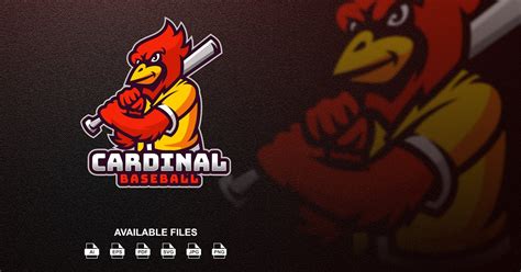 Cardinal Baseball Logo, Logos ft. cardinal & logo - Envato Elements