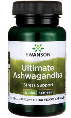 Swanson Ashwagandha Ultimate KSM 66 MyCore Supplements