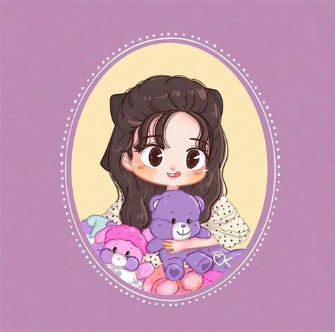 Pin By Hugo On Jisoo Ilustrasi Karakter Wallpaper Kartun Kartu Lucu