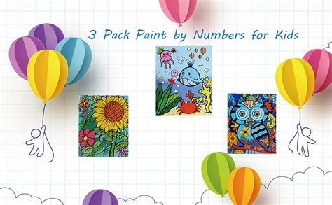 Lstrulst Paint By Numbers For Kids Ages 8 12 Pre Printed