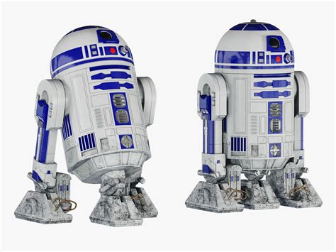 R2-D2 Star Wars Droid 3D model | CGTrader