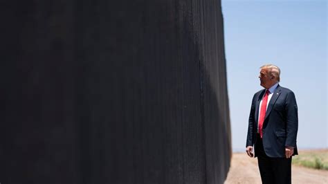 Donald Trump Visitará El Muro Con México A Pocos Días Del Final De Su