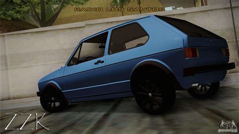 Volkswagen Golf Mk1 Pour Gta San Andreas