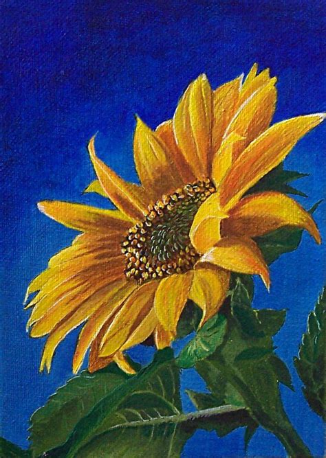 Sunflower 5x7acrylic For More Info Gi Keep Your