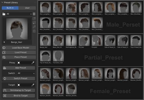 Blender Addon 3d Hair Brush Support New Hair System Vfx Grace