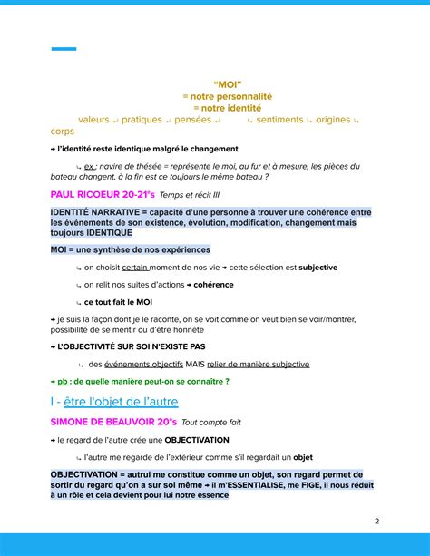 Solution Chapitre Les M Tamorphoses Du Moi Studypool