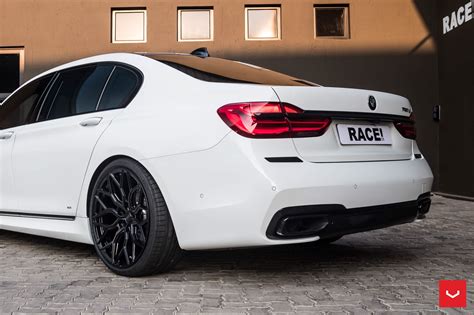 The Haute Couture White Bmw 7 Series Rocking Vossen Wheels — Gallery