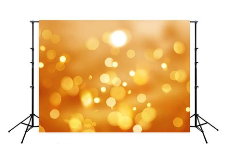 Bokeh Lights Orange Background Backdrop for Photography M134 – Dbackdrop