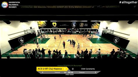 LIVE TF U18 Locurile 5 6 ACS U BT Cluj Napoca Vs CSM Constanta YouTube