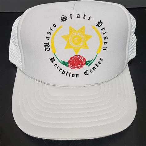 VINTAGE 80's Hat WASCO STATE PRISON Reception Center. - Gem