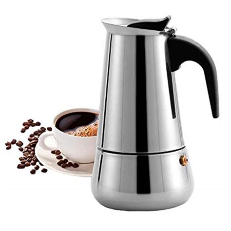 Stainless steel Mocha coffee pot espresso convenient Moka pot | Lazada PH