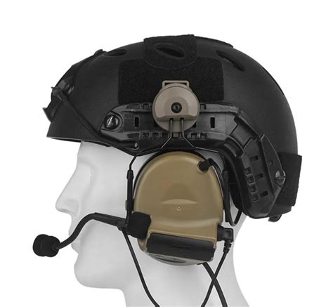 Wadsn Headset Comtac Ii With Helmet Adapter Ver Iii Desert Arsenal